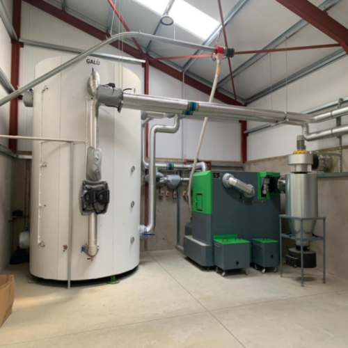 Biomass boiler for care homes