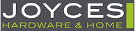 Joyce's Hardware storefront, a local retail shop offering tools, DIY supplies, home improvement products, and garden equipment