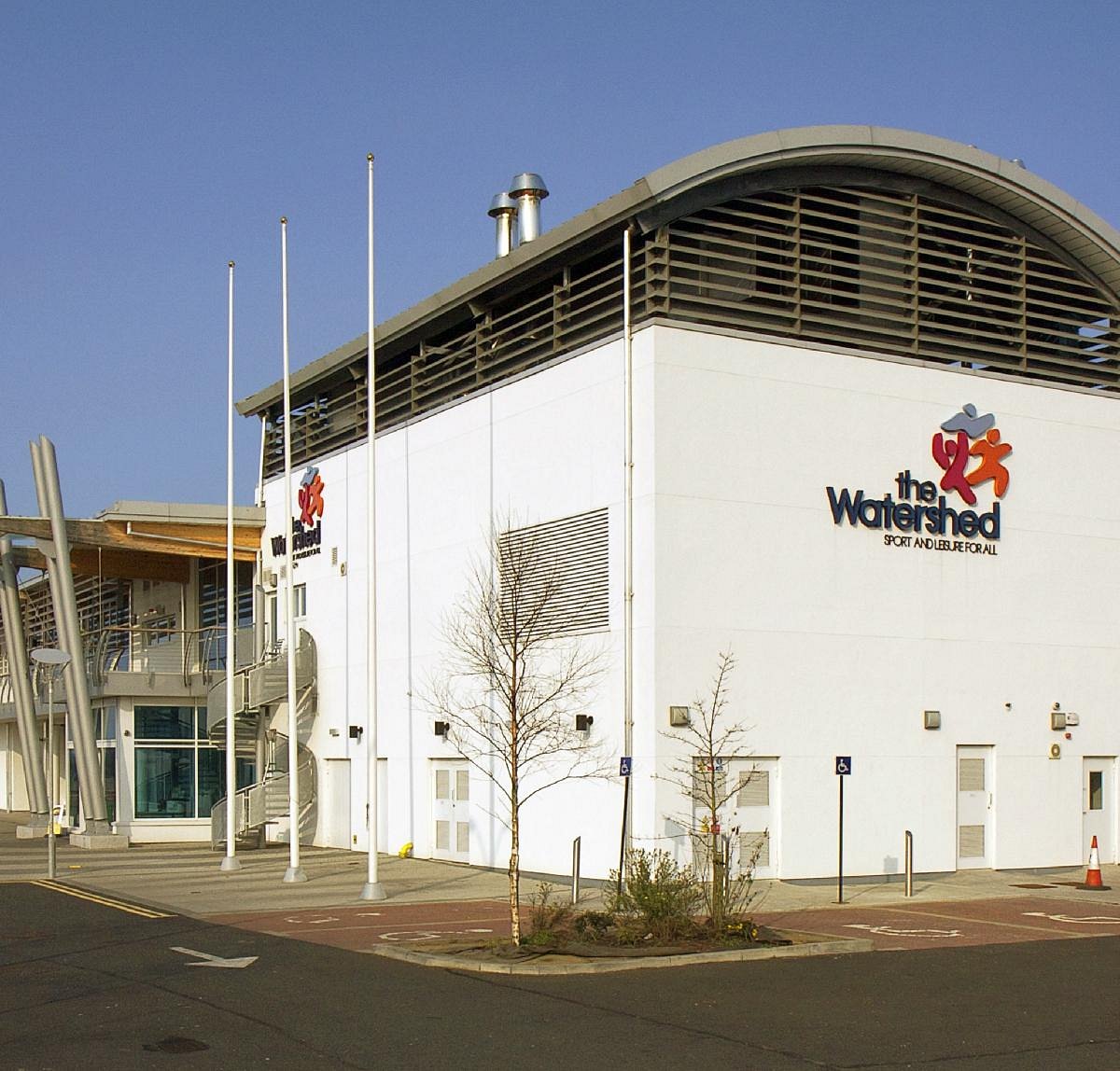 The Watershed Leisure Centre, a modern facility offering swimming, fitness, and recreational activities for health and wellness in the community