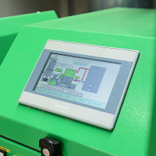 I-Gen Max Controller, an advanced digital interface for monitoring and managing biomass boiler performance and efficiency
