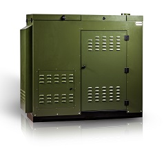 Efficient domestic biomass boiler using wood pellets for heating a modern home