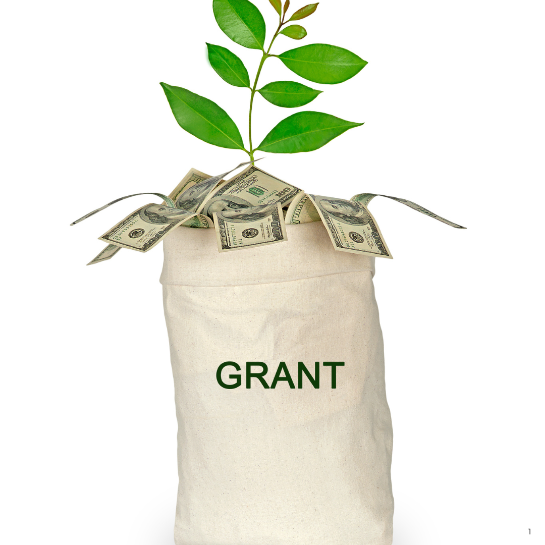 Money, confirming the approval of grant funding for a renewable energy project