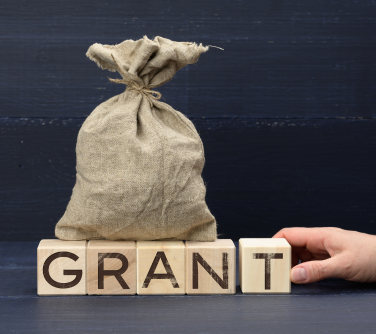 bag of money symbolising a grant payment
