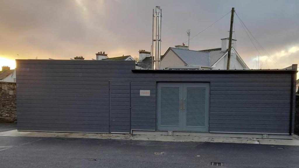 a biomass boiler system at St.Columbas College in Donegal