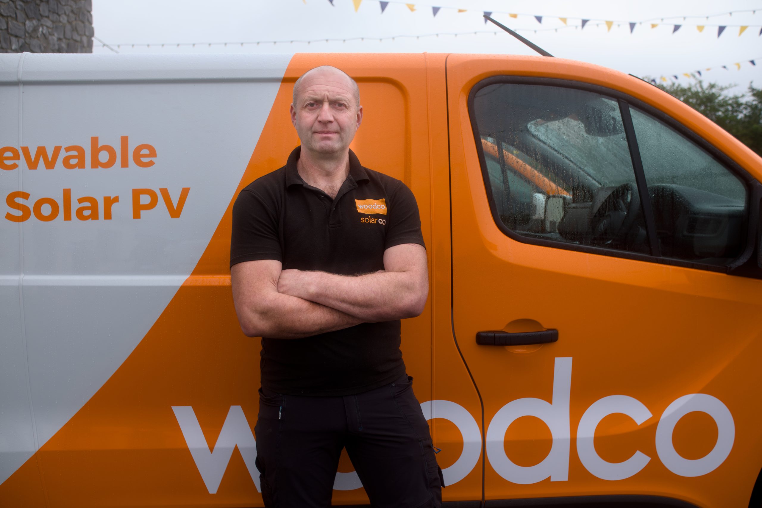 service engineer with van