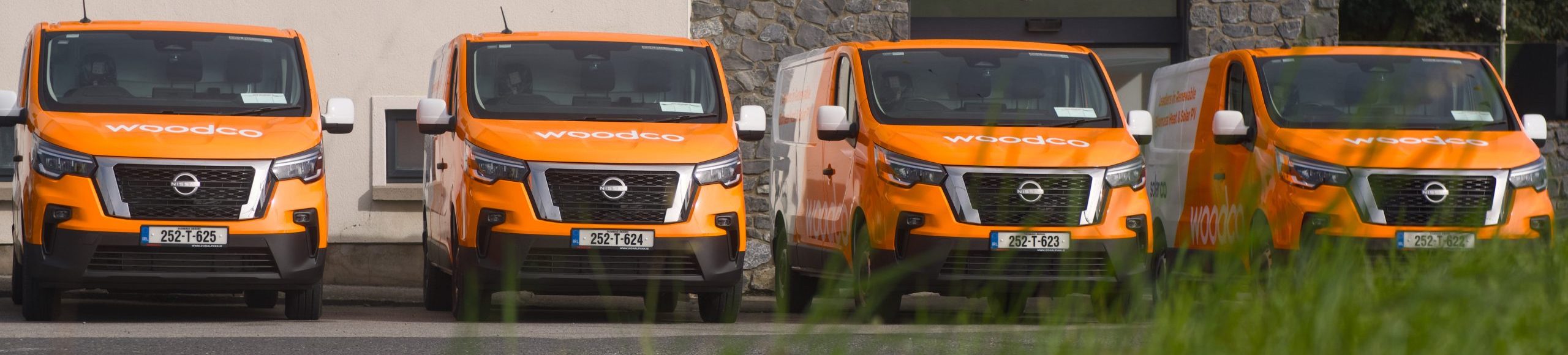 woodco service vans at offices